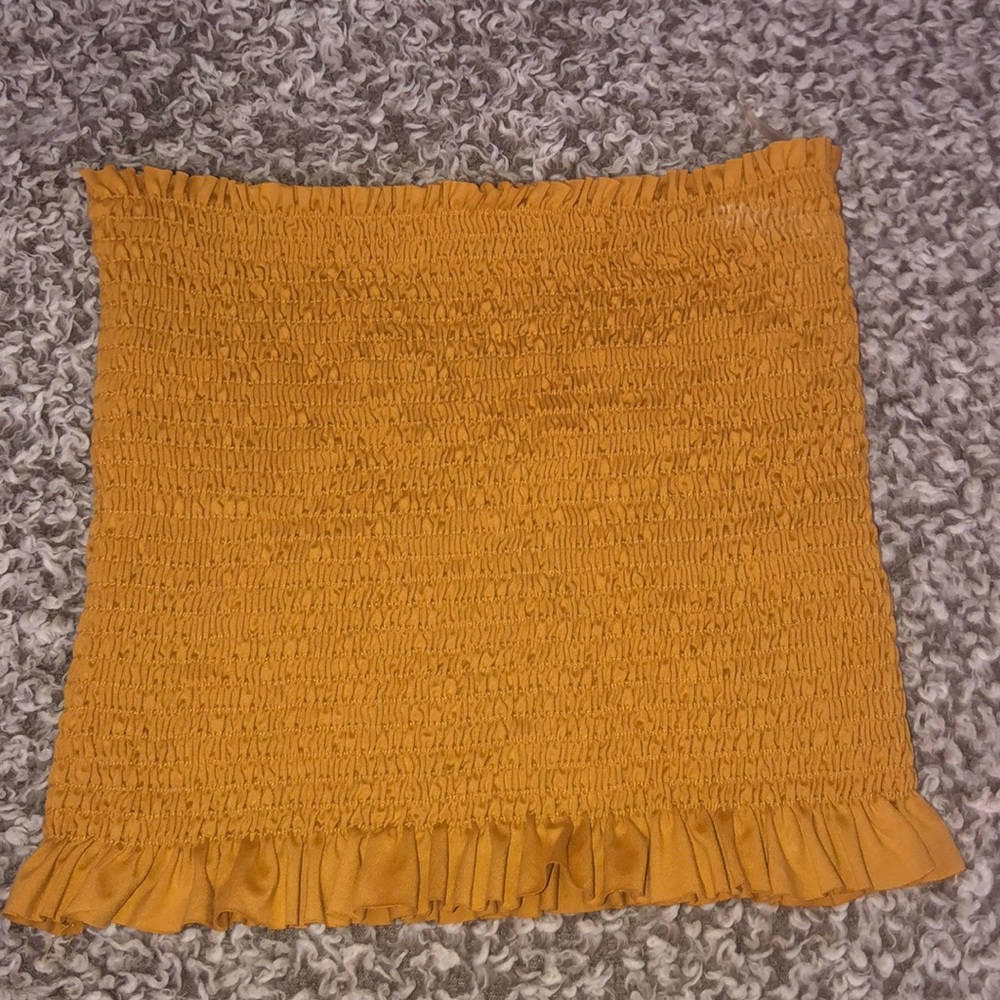 mustard tub top m/L